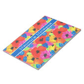  Notitieblok van papavers en maïsbloemen (Schuin)