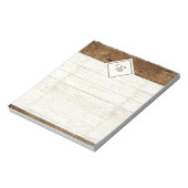 Notitieblok van wit hout (Gedraaid)