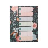 Notitieblok voor de wekelijkse tuinplanner (Gedraaid)
