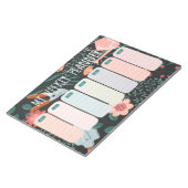 Notitieblok voor de wekelijkse tuinplanner (Schuin)