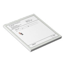 Notitieblok voor doktersrecept, Medische notitiebl