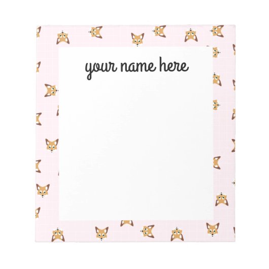 Notitieblok voor gepersonaliseerde oxes (Voorkant)