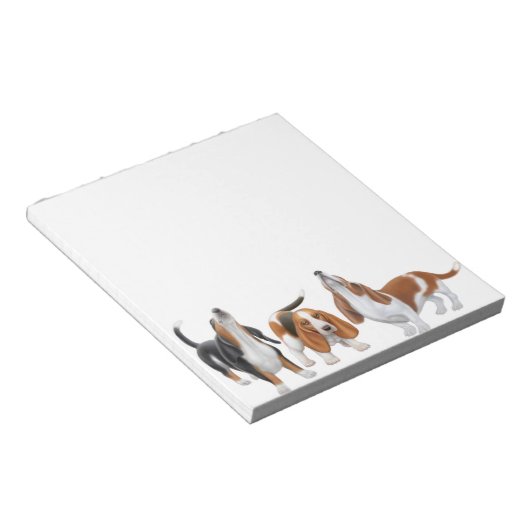 Notitieblok voor honden met vastgoedhonden (Schuin)