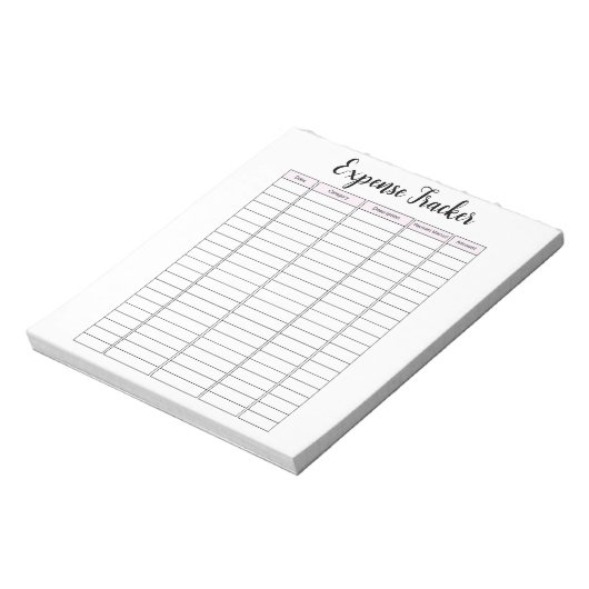 Notitieblok voor kostenbeheer voor kleine bedrijve (Gedraaid)