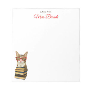  Notitieblok voor leraren - Marty the Cat