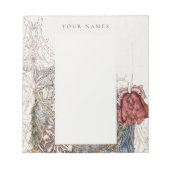 NOTITIEBLOK : WILLIAM MORRIS : HONEYSUCKLE + TULIP (Voorkant)