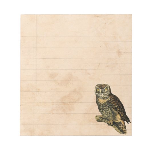 Notitieblok Woodland Owl (Voorkant)