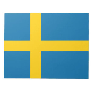 Notitieblok Zweedse vlag (Zweden)