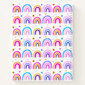 Notitieboek aangepast Rainbow Pattern Sketchbook (Achterkant)
