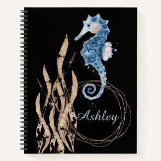 Notitieboek Aangepaste naam Seahorse