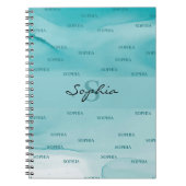 Notitieboek abstracte alcoholinkt (Voorkant)