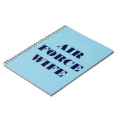 Notitieboek Air Force Wife (Linkerzijde)