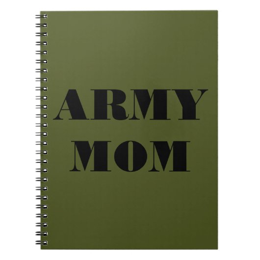 Notitieboek Army Mam (Voorkant)
