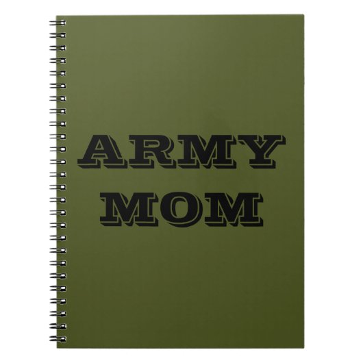 Notitieboek Army Mam (Voorkant)