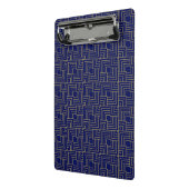 Notitieboek Blauw vierkantje Mini Klembord (Angled2)