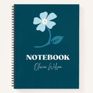 Notitieboek bloem