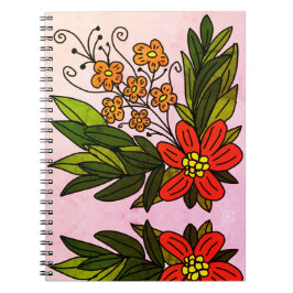 Notitieboek bloemen