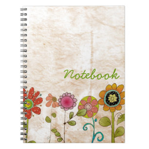 Notitieboek bloemen