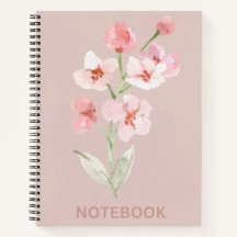 Notitieboek  Bloemen