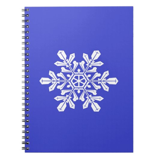 Notitieboek Blue Snow Flake (Voorkant)