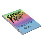 Notitieboek - Boom en regenboog (Rechterzijde)