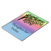 Notitieboek - Boom en regenboog (Linkerzijde)