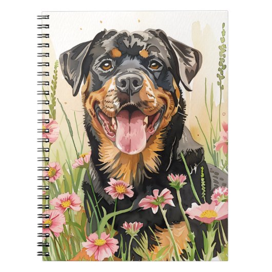 Notitieboek / Dagboek – Rottweiler Notitieboek (Voorkant)