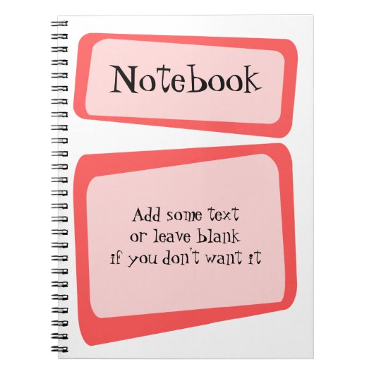 Notitieboek gekromde vierkantjes (Voorkant)