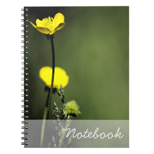 Notitieboek Gele bloemen (Voorkant)