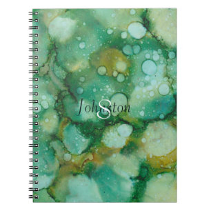 Notitieboek "Gold Dusted Flowers" Personaliseert u