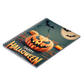 Notitieboek Halloween pompoenen (Linkerzijde)