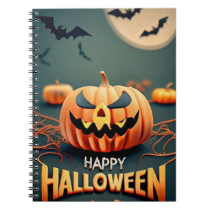 Notitieboek Halloween pompoenen