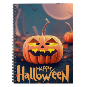 Notitieboek Halloween pompoenen