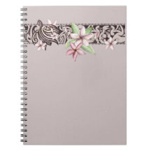 Notitieboek Hawaiian Honu en Plumeria