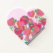 Notitieboek Heart Lollipop Flower (Achterkant)