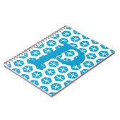 Notitieboek - Initiaal met Snowflake Patroon (Linkerzijde)