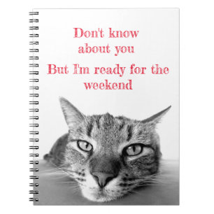Notitieboek-Kat-Notitieboek Notitieboek