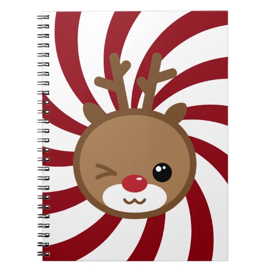 Notitieboek Kawaii Reindeer (Voorkant)