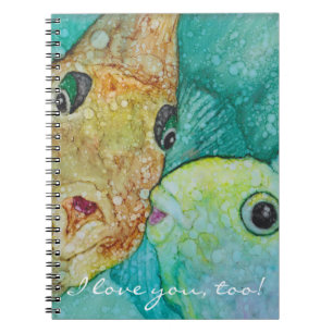 Notitieboek "Kissy Fishy Personalize