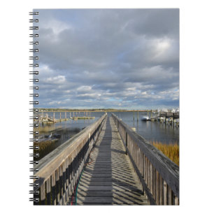 Notitieboek langs de zijkant