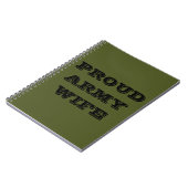Notitieboek Legervrouw Proud (Linkerzijde)
