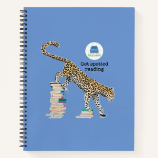 Notitieboek leopard met scant leopard, 8 1/2 inch
