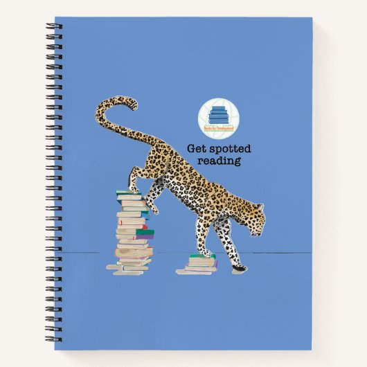 Notitieboek leopard met scant leopard, 8 1/2 inch  (Voorkant)