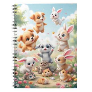 Notitieboek met Adorable Dieren Vrienden