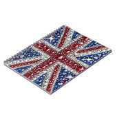 Notitieboek met Britse kleuren Abstract Design (Linkerzijde)