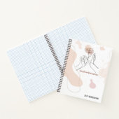 Notitieboek met bruine Abstracte vormen (Binnen)