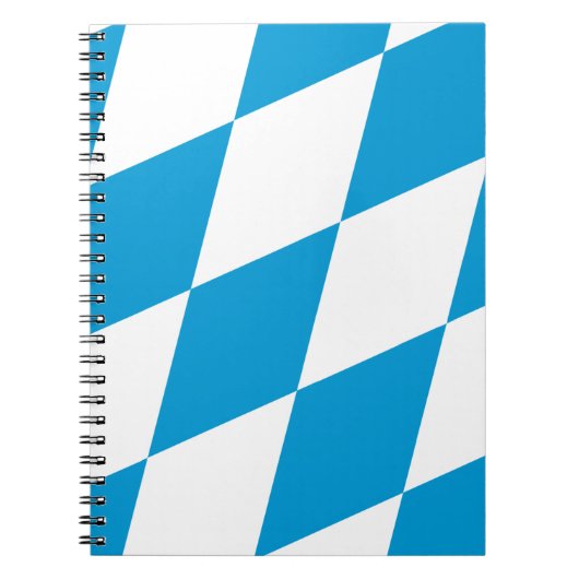 Notitieboek met de vlag van Beieren, Duitsland (Voorkant)