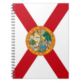 Notitieboek met de vlag van de staat Florida (Voorkant)