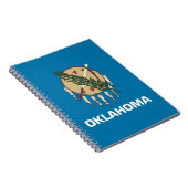 Notitieboek met de vlag van de staat Oklahoma (Rechterzijde)