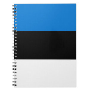 Notitieboek met de vlag van Estland